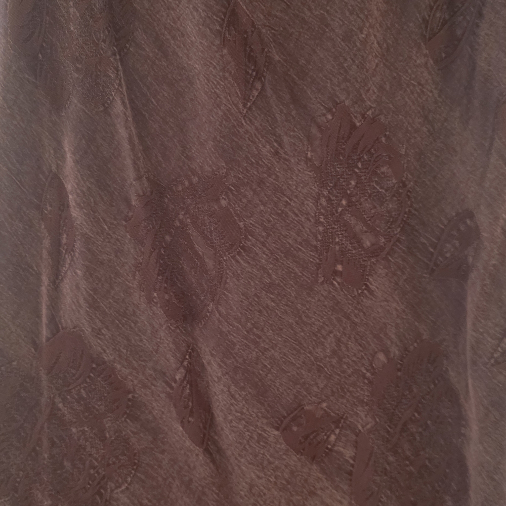 Brown Square-Neck Short Sleeve Dress - Picture 7 of 10